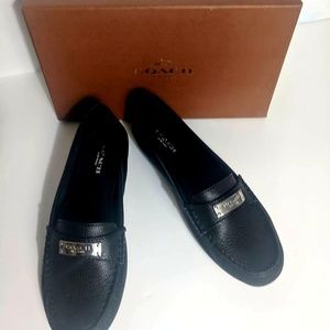 COACH Loafer Flats, size 6.5, black